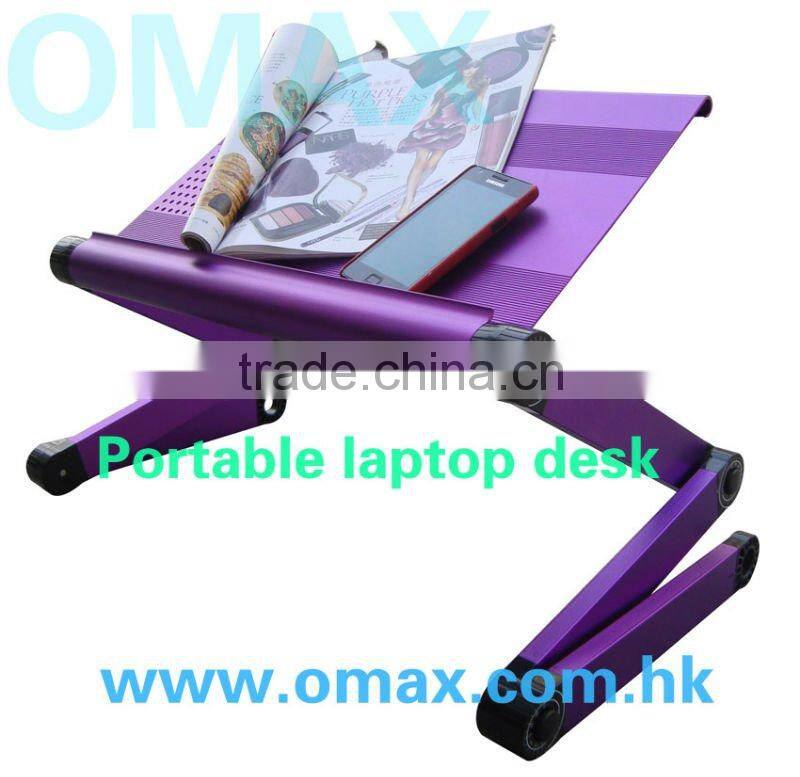 stand up laptop desk with mouse pad