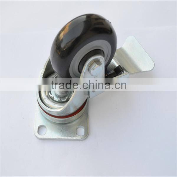 3'' swivel caster with pu wheel for road case
