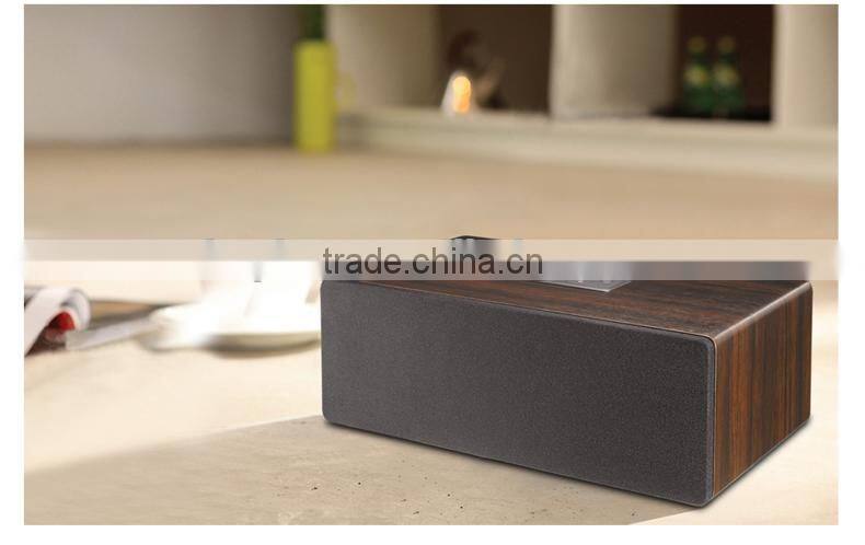Wireless multi-function wooden HiFi Stereo DlAN WiFi airplay speaker