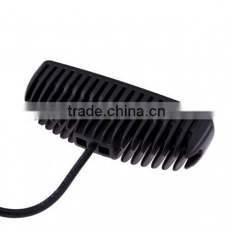 6.3 inch 18W LED Work Light 12v 1200LM 6-LED White Light Square Spotlight-Black led work lamp