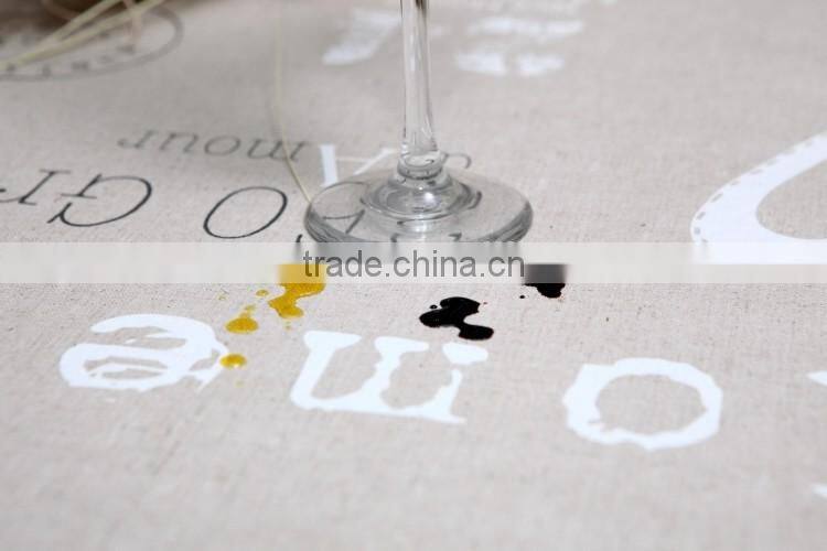 waterproof dining table cloth ,table cloths factory ,table cover ,dining table