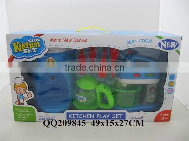 Funny plastic kitchen play toy set ,cooker play set for boys & girls