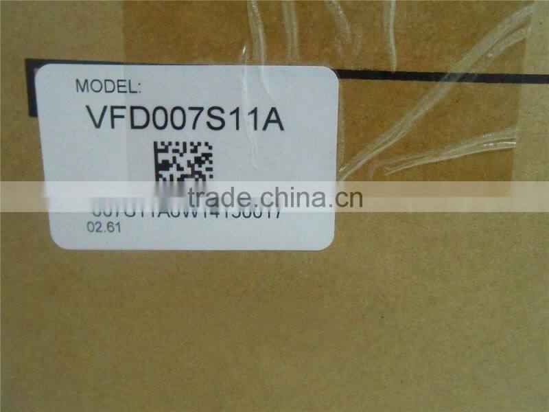 Hot selling VFD007S11A 110v single phase 750w delta vfd inverter drives