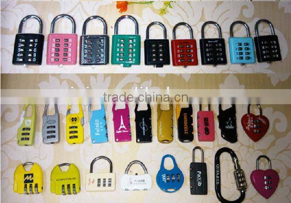 2016 hot sale Plastic retractable cable combination lock ski cable lock bike steel lock