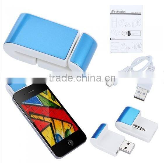 Black Wireless PowerPoint Presenter Remote Control with Air Mouse for Iphones