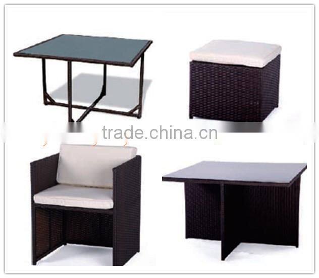 2016 wicker outdoor furniture rattan cube garden furniture