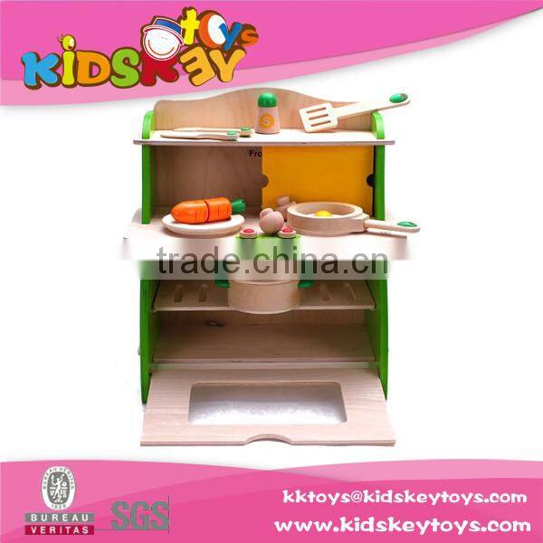 Kids Pretend Play Cook Wooden Kitchen Toy children wooden toy
