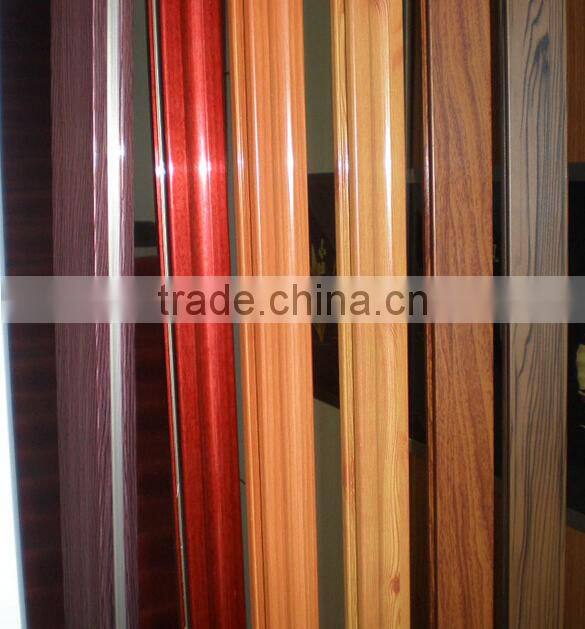 wood - aluminum casement door profile