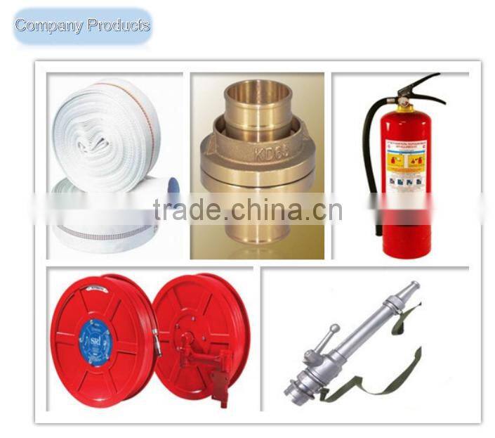 marine fire hose with coupling