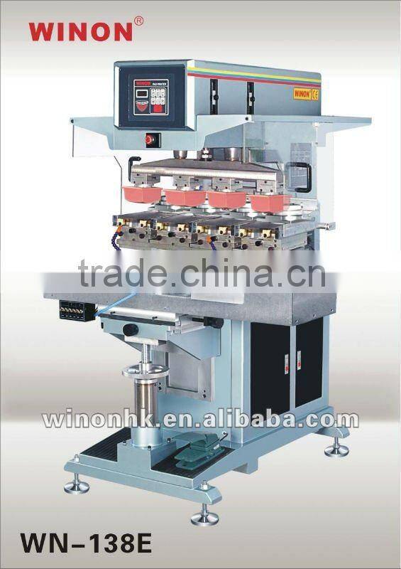 WN-138E WINON Multi Four Colour Inkcup Pad Printing Machine