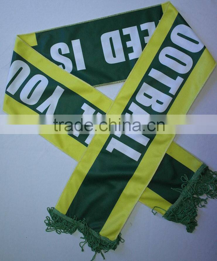 unique custom design subliamtion scarf fans scarf sport scarf