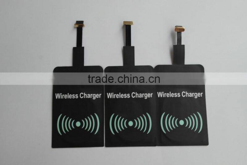 CE,RoHS,FCC Approved qi wireless charger receiver,OEM/ODM quick deliver power paster