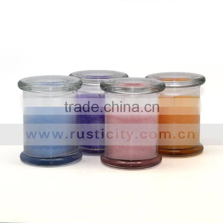 Flameless customized high value crystal candle making