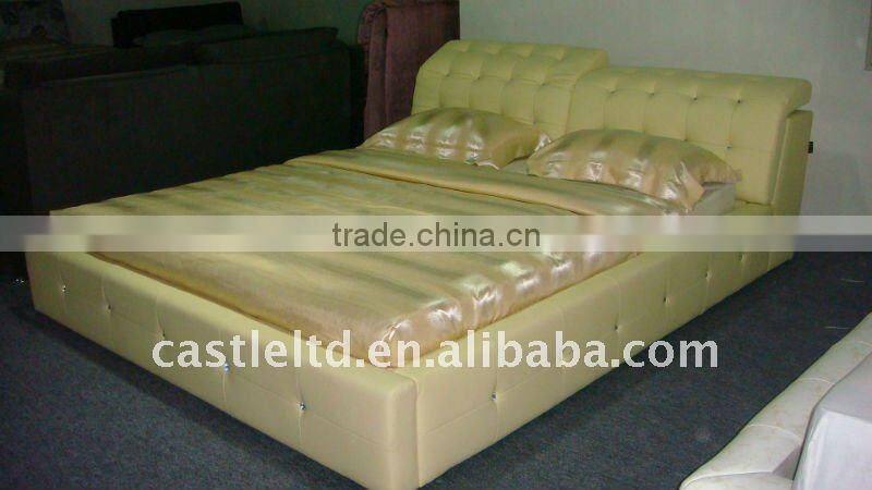 Synthetic leather bed and Bedding