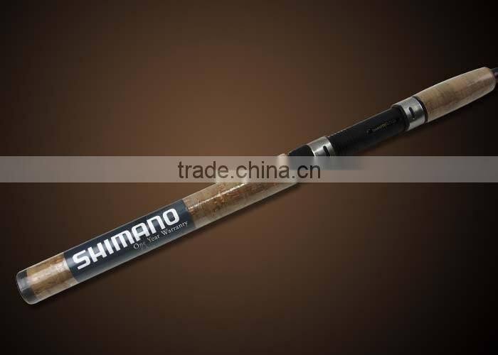 1.98m Carbon Fiber Fishing Poles 2 Sections Solid Carbon Spinning Rod