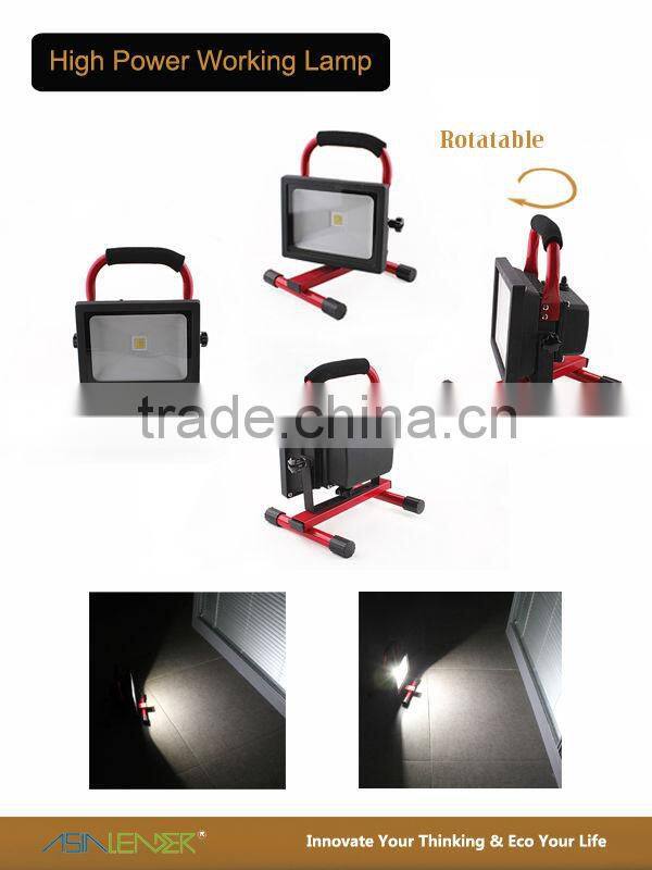 Outside Super Bright Rotating LED Flood Light with Stand