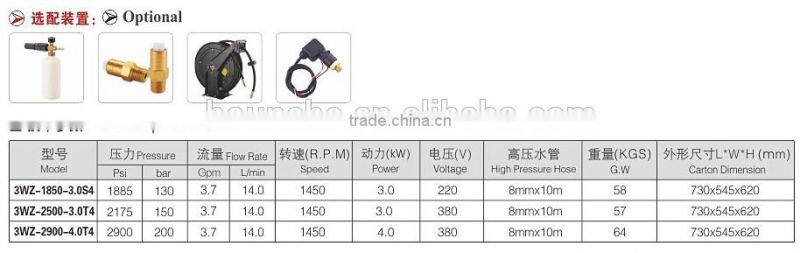 Electric Brass Pump Pool Wash Machine