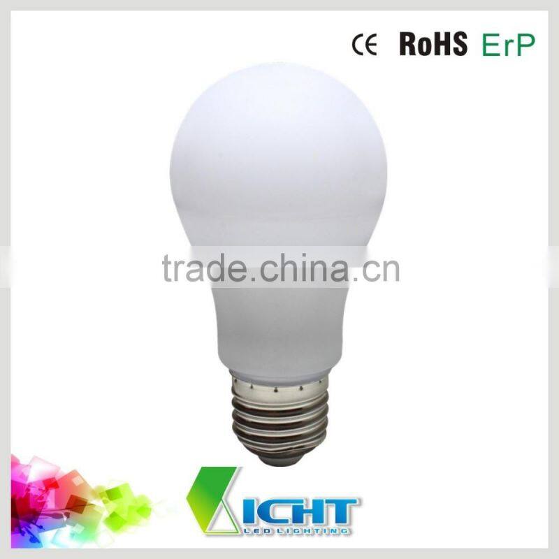 New Design LED light whole plastic A65 12W E27 led lighting bulb