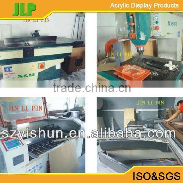 JLP acrylic brand display logo block thick high transparency block