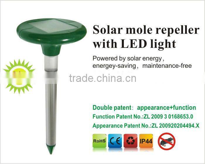 Advanced Solar led light mole repeller for Garden Use