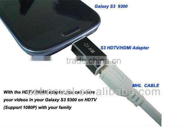 Micro USB 5 pin to 11 pin for galaxy s3 i9300 MHL HDTV adaptor