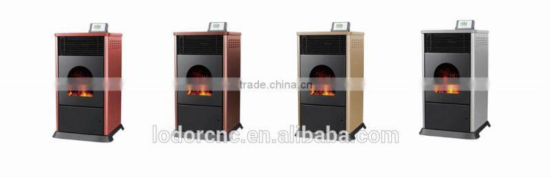 YN-050 freestanding ceramic wood burning fireplace