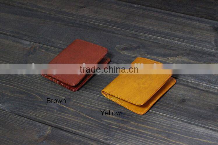 Short Wallet,Vegetable Tanned Leather Wallet Of Male and Female