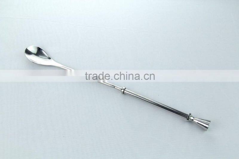 Bar Spoon, stainless steel spoon, spoon muddler