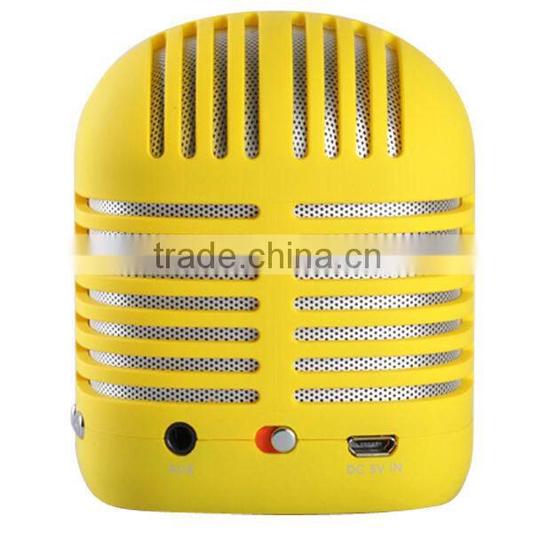 Microphone Colorful Mini Portable Led bluetooth speaker with remote control