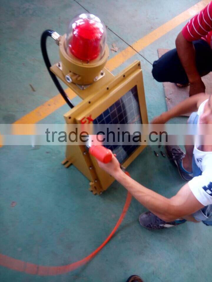 BHZD explosion proof obstruction lamp with solar energy device