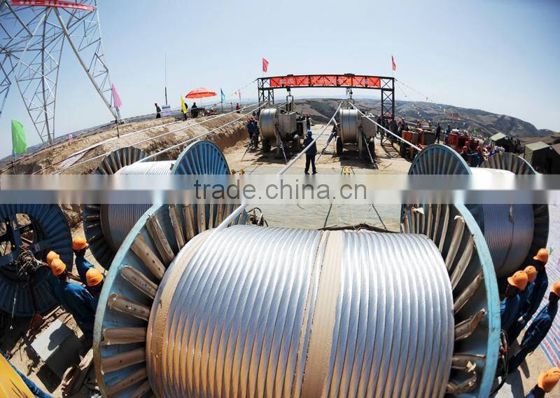 High Strength Carbon Fiber Composite Core Compressed Aluminum Twisted Wire