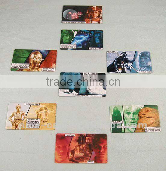 Metal 3D Fridge Magnet Home Decoration Custom Promotional Square Tin Magnets