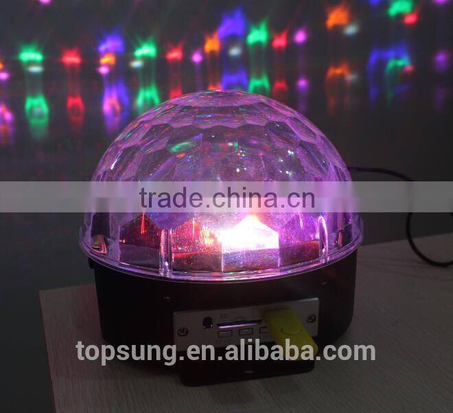 magic rgb discoteca support mp3 sd/tf card