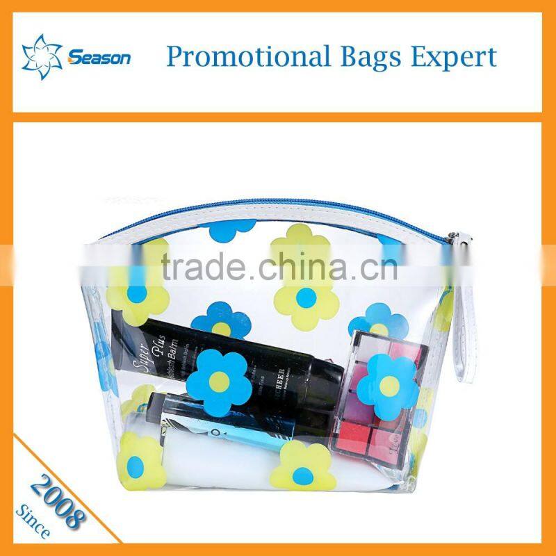 2016 hot sale wash bag clear makeup bag pvc cosmetic bag