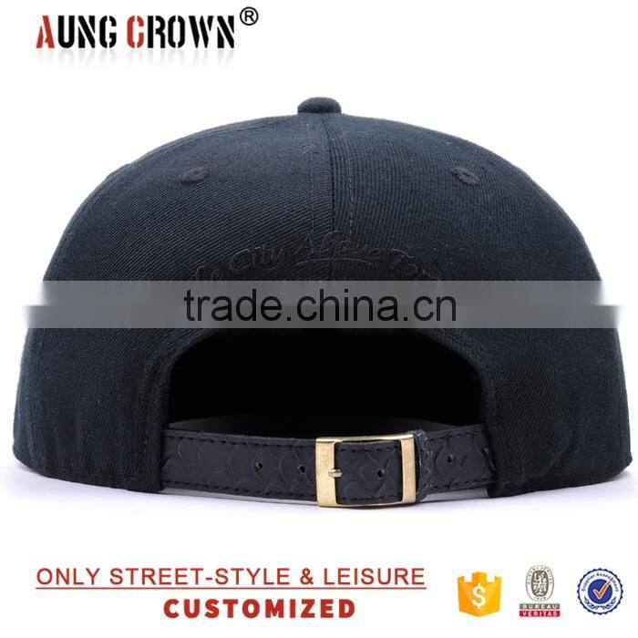 3D puff embroidery snapback cap