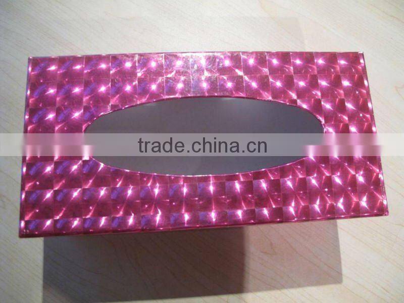 Customized Fresnel lens tissue box