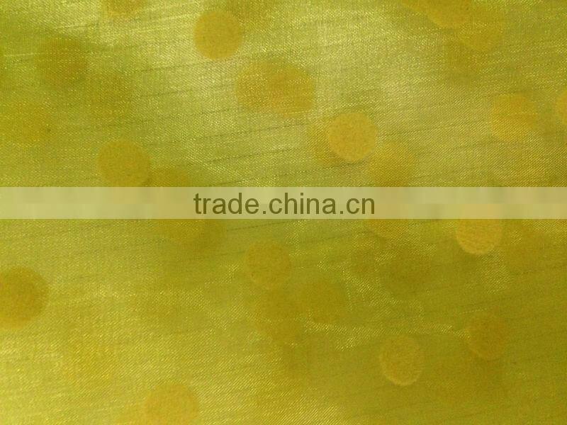 flocking organza fabric