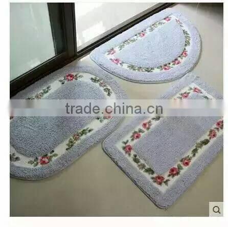 microfiber polyester acylic 100% environmental protection long pile home use TPR backing doormats