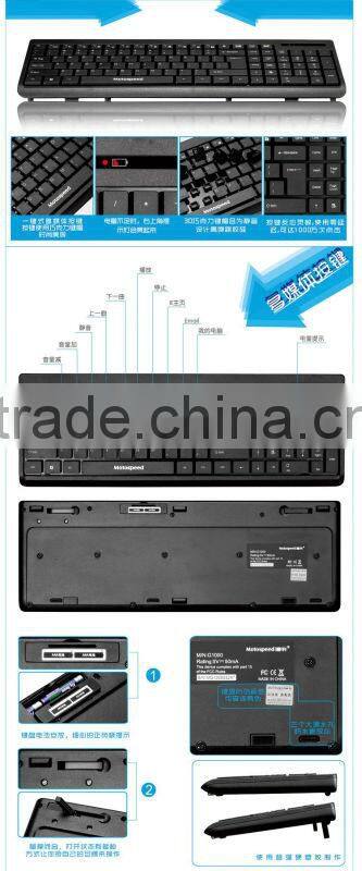 2.4g cheap wireless keyboard and mouse