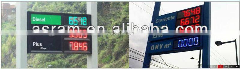 10 inches led gas price display/led gas station sign/led fuel price sign/led gas price billboard