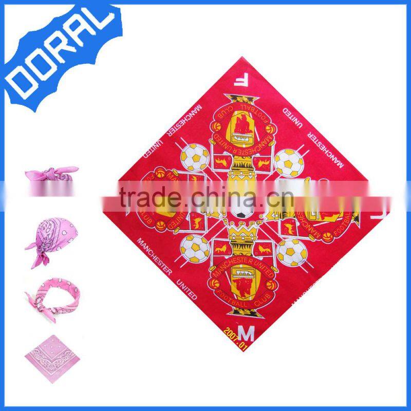 Factory direct sales of high quality environmentally friendly organic soft 100% cotton bandana