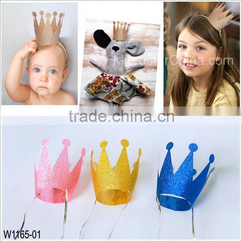 5-Color Of Plastic Birthday Party Prince Princess Crown Cap For Christmas Halloween April Fool's Day Children's Day