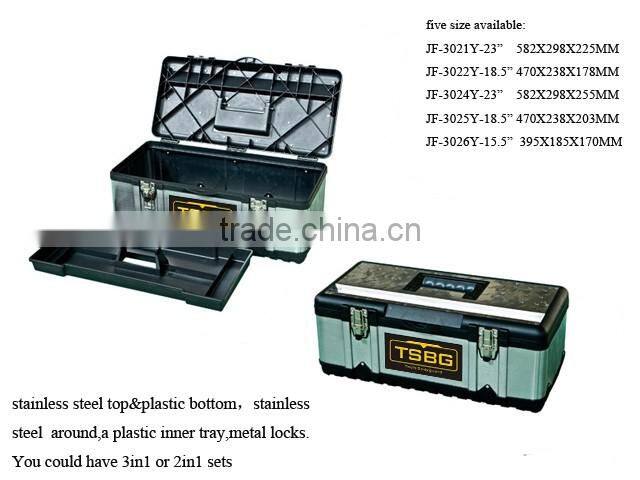 Hot selling 2016 custom-made plastic box , stainless steel tool box