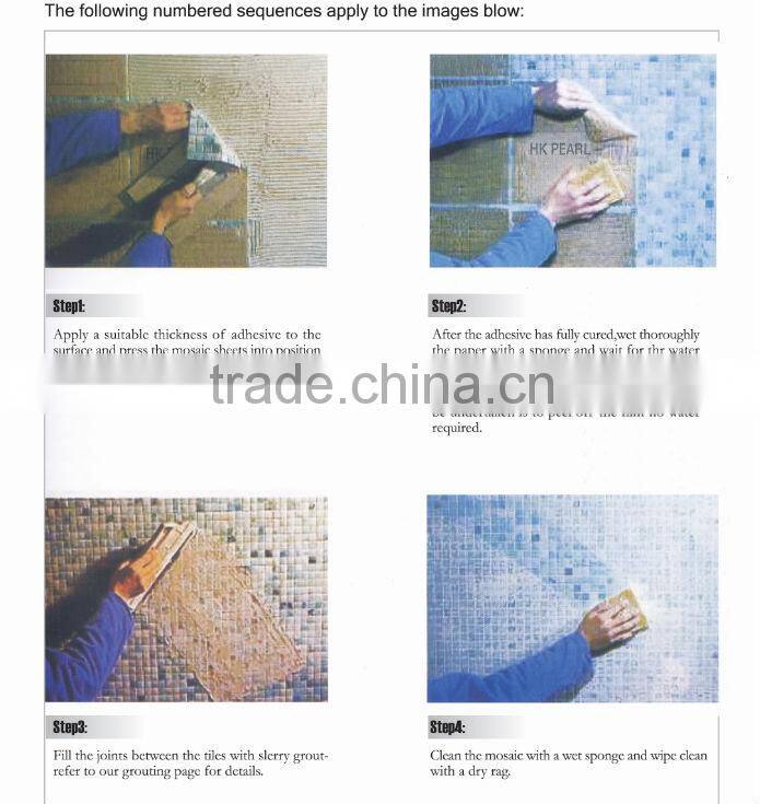 Gold square aluminium mosaic for sale