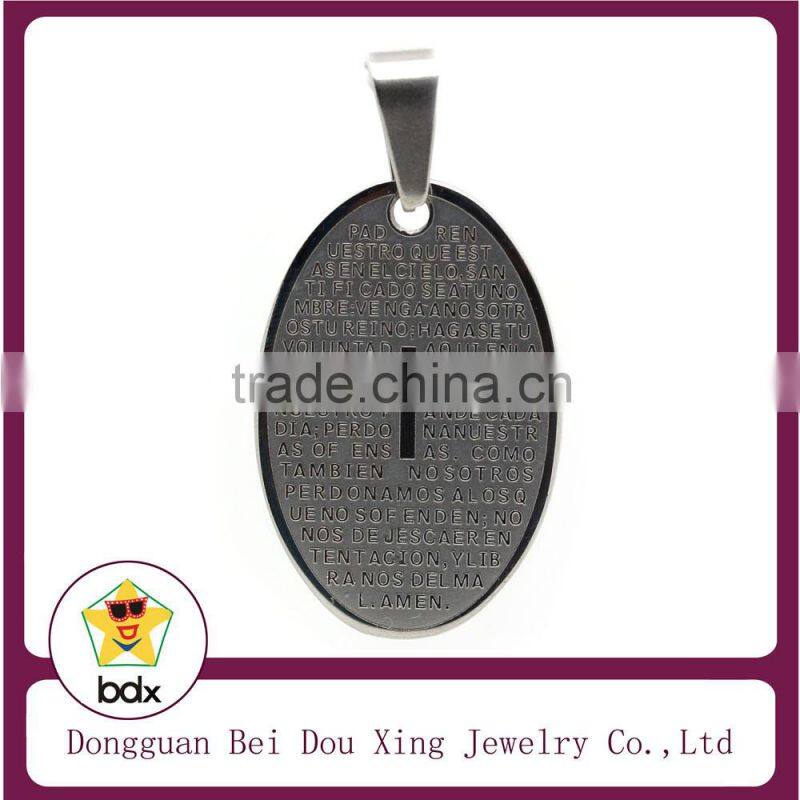 China Wholesales Religious Easter Memorial Gift Stainless Steel Catholic Gold Enamel Saint Our Lady Of Sorrows Medal Pendant