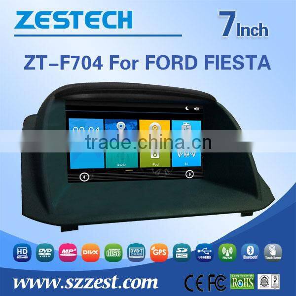 Wholesale car fm radios audio multimidea player dvd double din 7 inch car dvd player For FORD FIESTA support Phone 3G DVR SWC BT