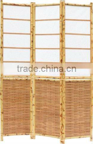 Thin bamboo strip Floor Screen