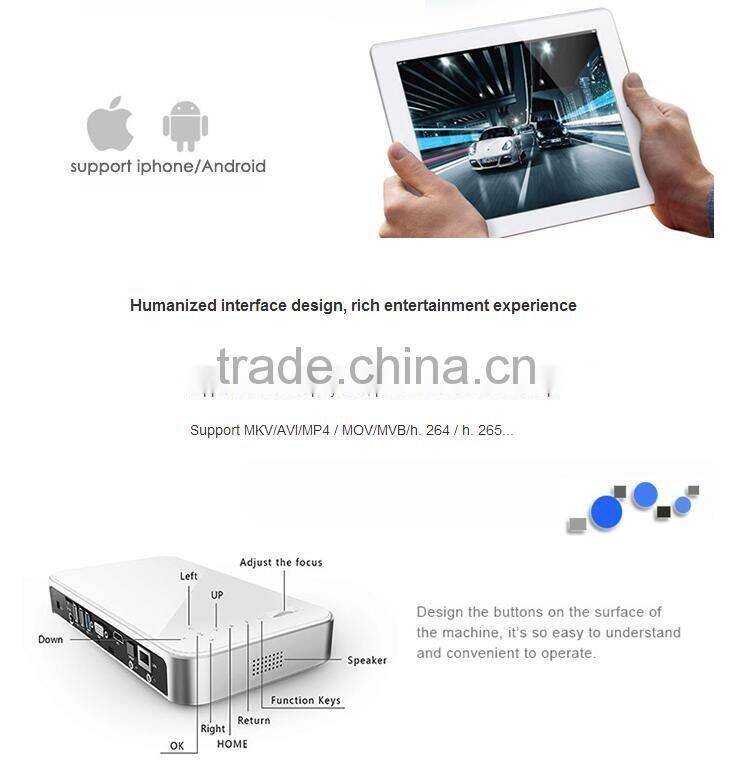 2016 Newest DLP SLP 1280*800, 500 ansi lumens 1080p support mini portable projector,1080p projector,dlp