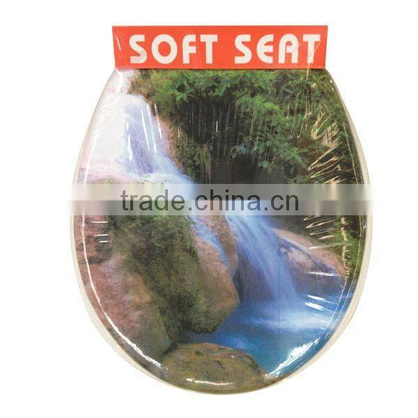 european Size High Quality coconut Printing toilet seat cover