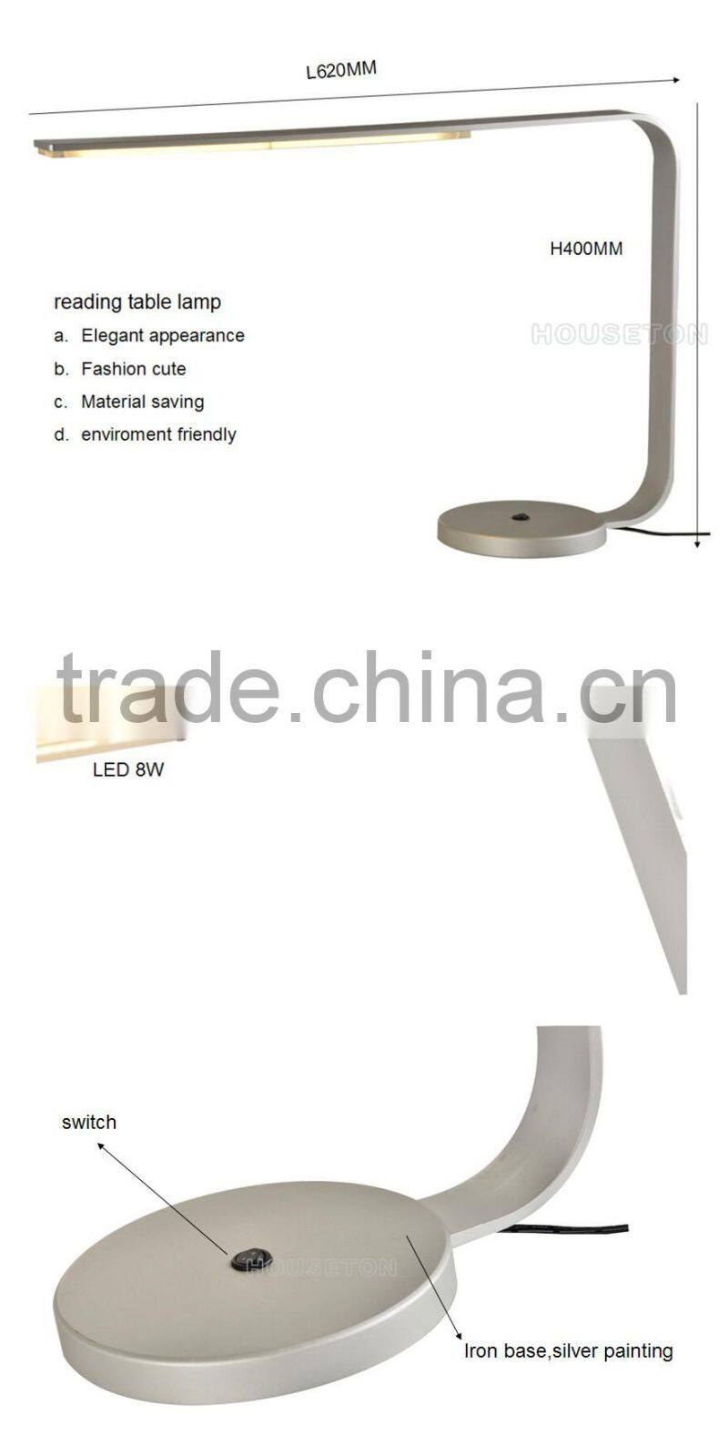 Energy saving silver led table light,silver led table light,led table light TL1003L